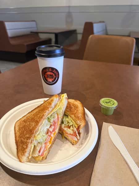 Egg and cheese Sandwich Meal