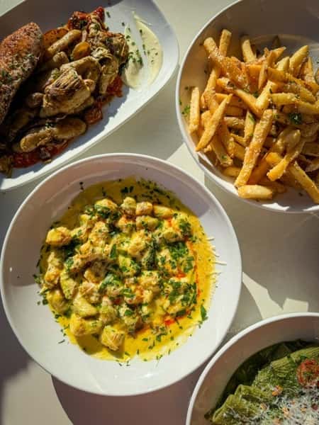 Salmon, Rigatoni & Gnocchi