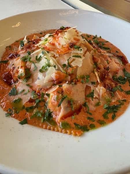- Three-Cheese Ravioli