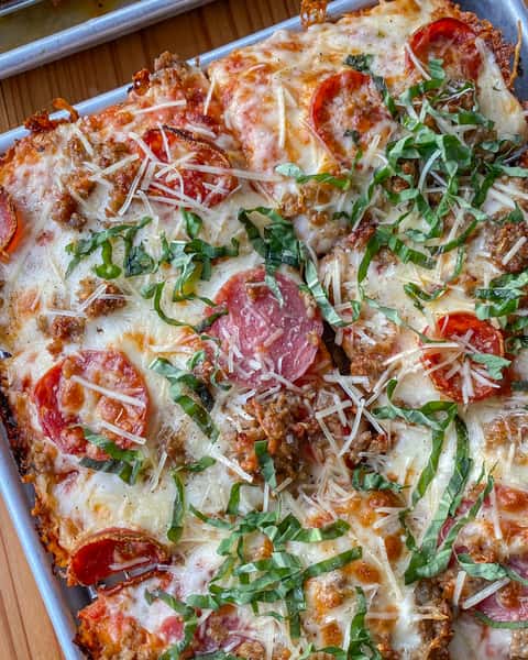 - Sausage & Pepperoni Pizza - Frozen
