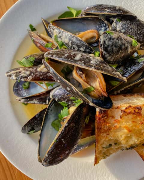 - Steamed Mussels
