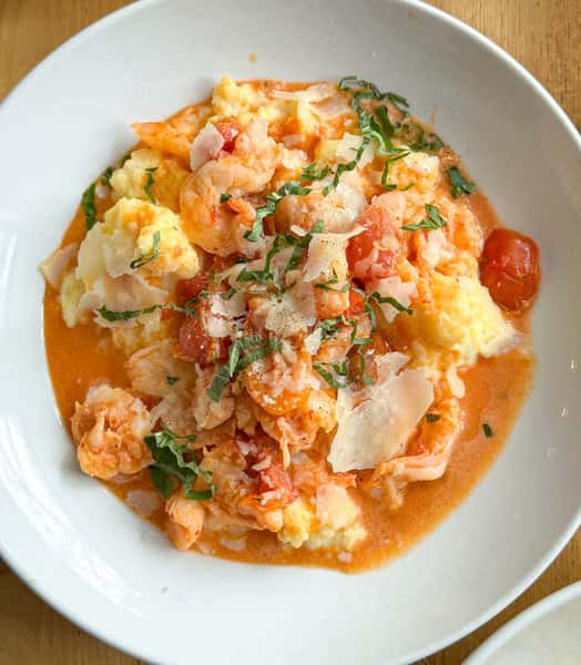 - Shrimp & Grits