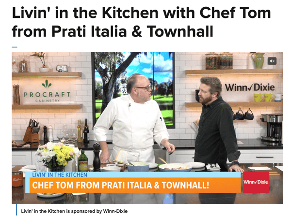Livin in the Kitchen with Chef Tom Gray and David Benfield