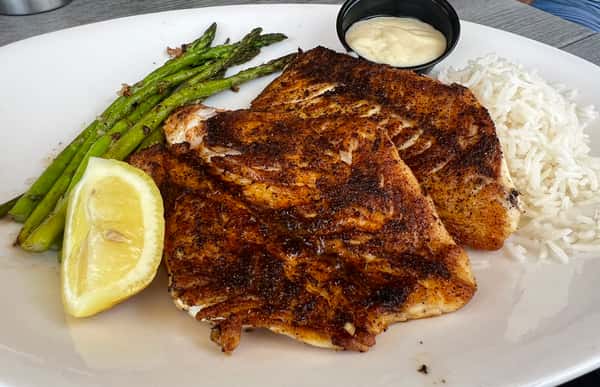 fresh fish dinner