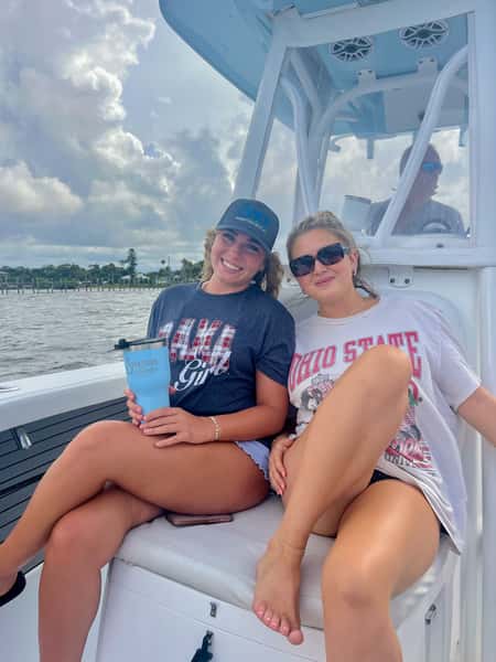 girls on boat