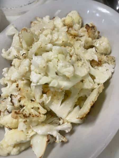 Roasted Cauliflower Truffle Oil & Parmesan