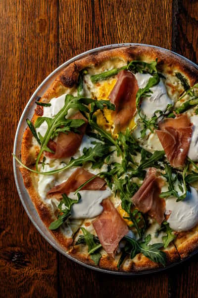 Shaved Asparagus Pizza