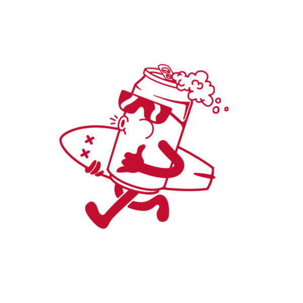Running Beer man
