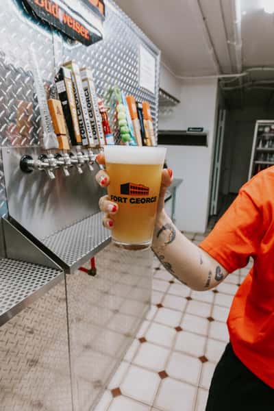 beer from tap