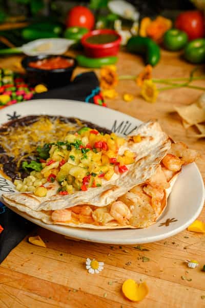 SEAFOOD QUESADILLA
