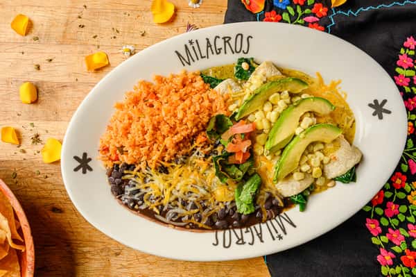 SPINACH ENCHILADAS