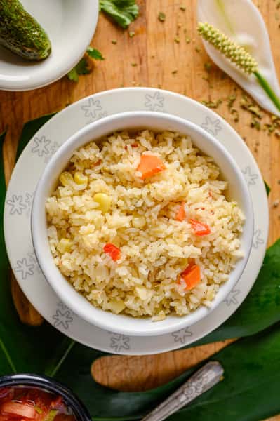 SIDE SWEET GREEN CHILE RICE