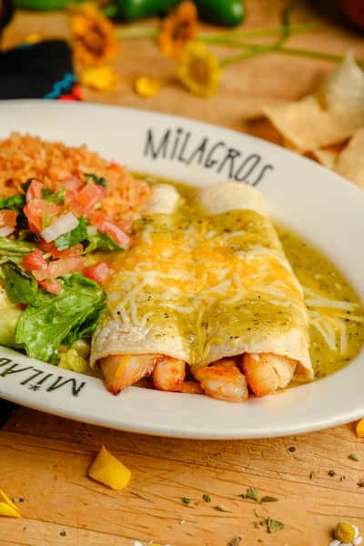SEAFOOD ENCHILADAS