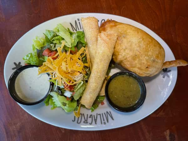 #8 - 2 TAQUITOS / 1 RELLENO