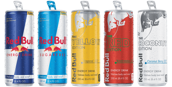 (4) Red Bull & Flavors