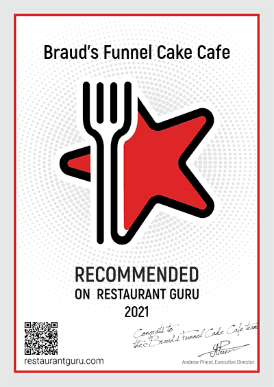 Based on customer reviews we have been awarded a Recommendation badge by Restaurant Guru. THANK YOU!