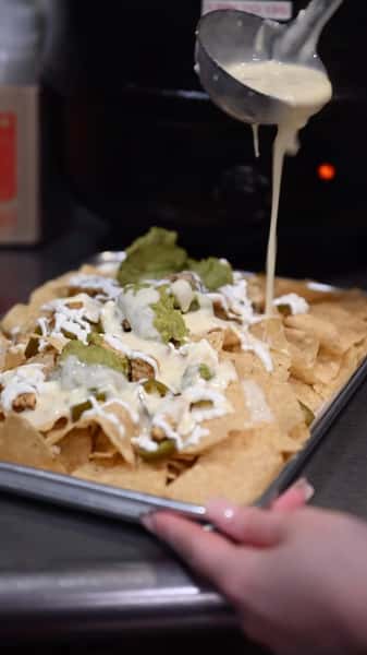 Nachos! Order them as big or classic as you like! #nachos #cheese #cheesey #atlfoodie #atlantarestaurants