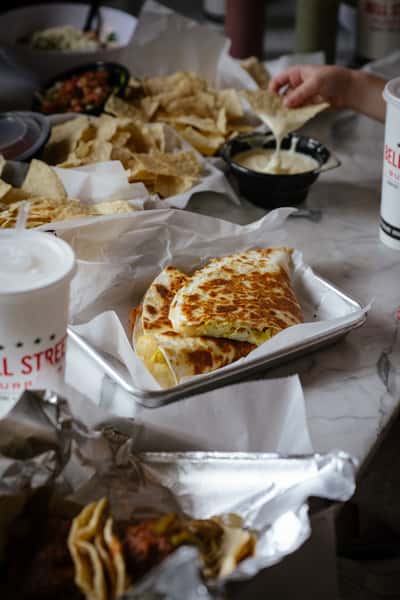 Scrambled Egg and Cheese Quesadilla