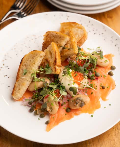 Smoked Salmon and Toast