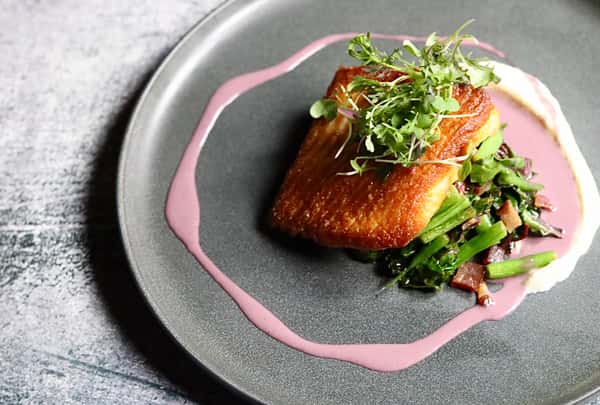 Poached Salmon