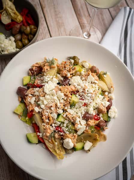 Greek Salmon Salad