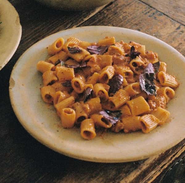 Spicy Rigatoni Bolognese