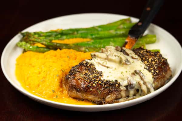 Peppercorn Encrusted Sirloin