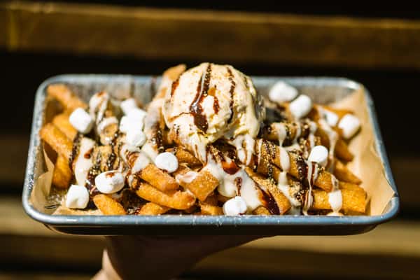 Funnel Cake Fries - S'Mores Style!