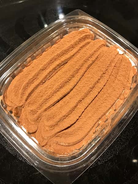 homemade chocolate gelato in a container