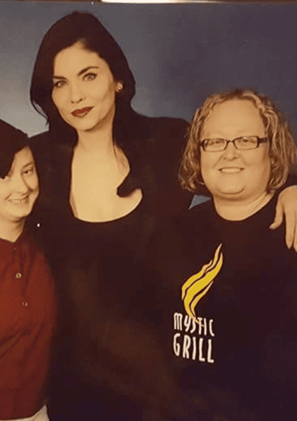 people with Mystic Grill shirts