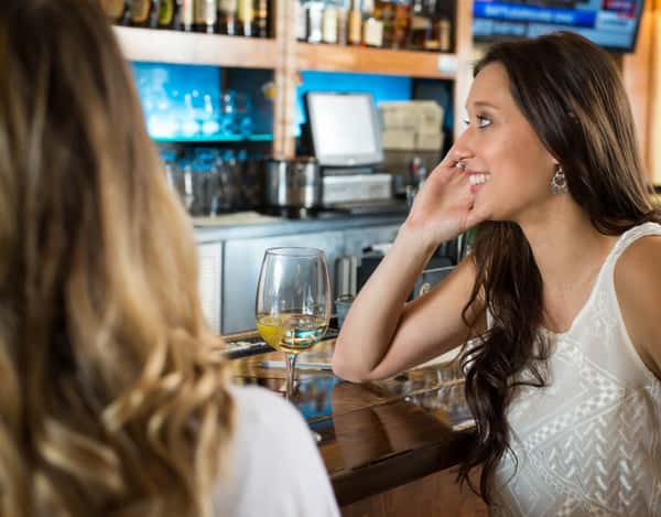 people at the bar
