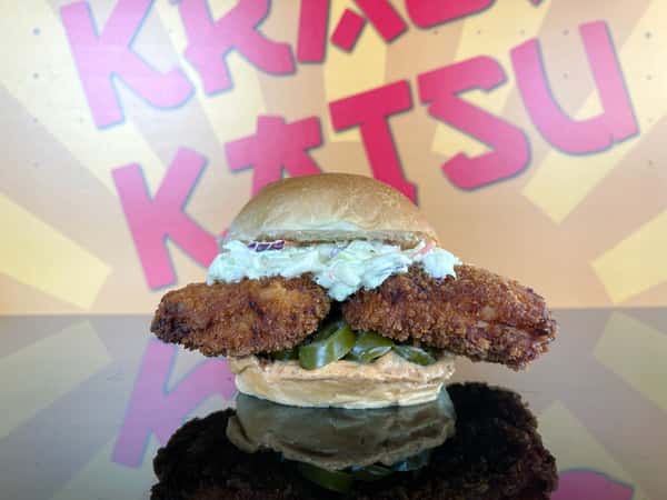 HOT Katsu Sandwich w Small Fry
