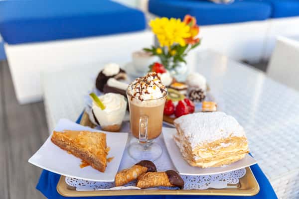 greek food platter