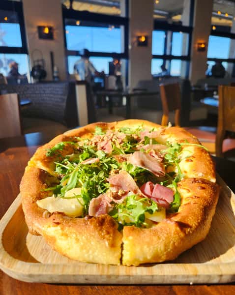 Pear-Gorgonzola W/Prosciutto Flatbread