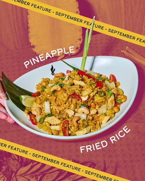 PINEAPPLE FRIED RICE! SEPT SPECIAL