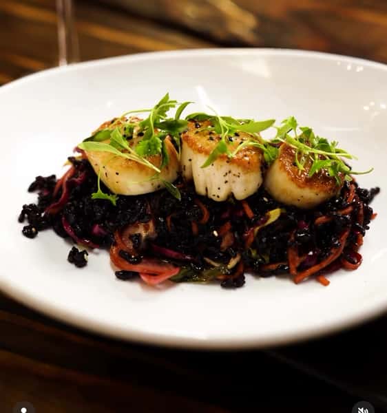Sweet & Spicy Orange Scallops
