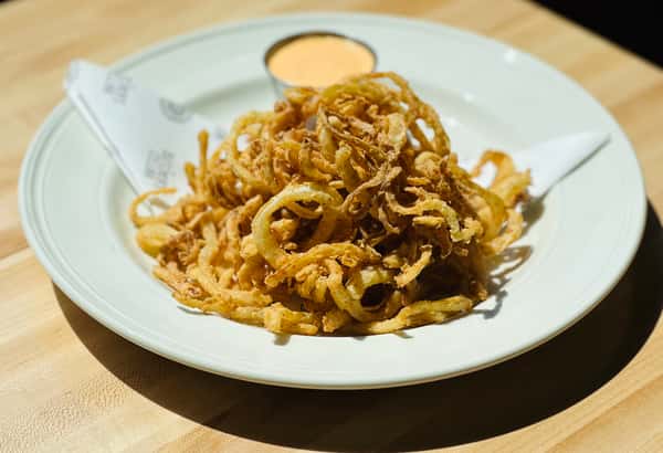Shoestring Onion Rings