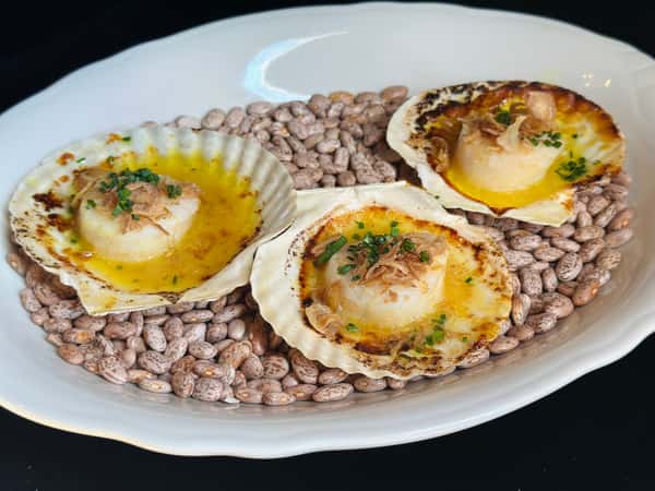 Roasted Shell On Scallops