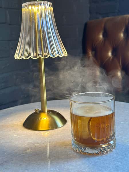 Smoked Peach Old Fashioned