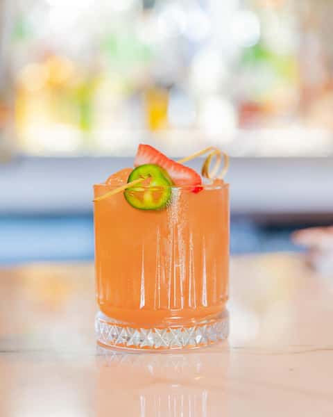 Spicy Strawberry Marg