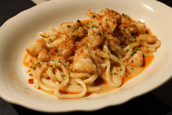 Shrimp Scampi Udon