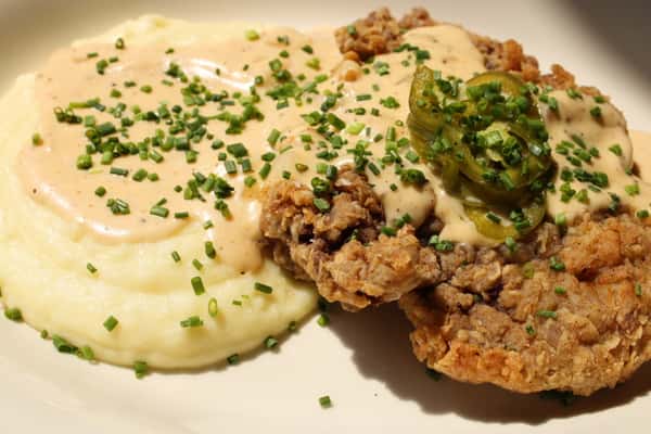 Chicken Fried Steak w/Potato Puree