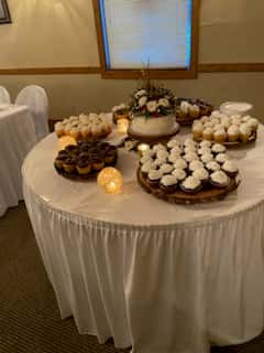 Wedding dessert table
