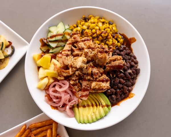 Pulled Jerk Chicken Island Bowl