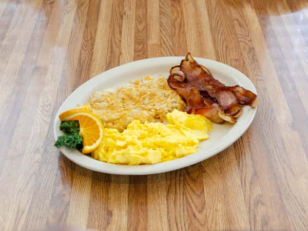 Bacon and Eggs Breakfast Stockton's Restaurant & Spirits American