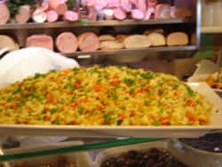 Rice dish on a platter