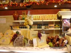 Cheese on display