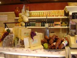 Cheese on display