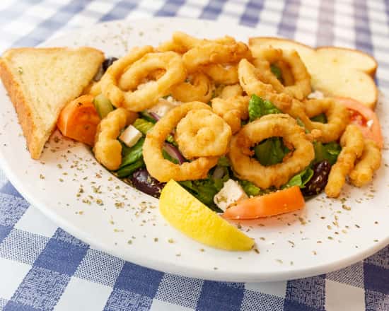 Calamari Greek Salad