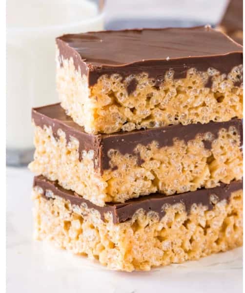 PB Chocolate Rice Krispy Treats
